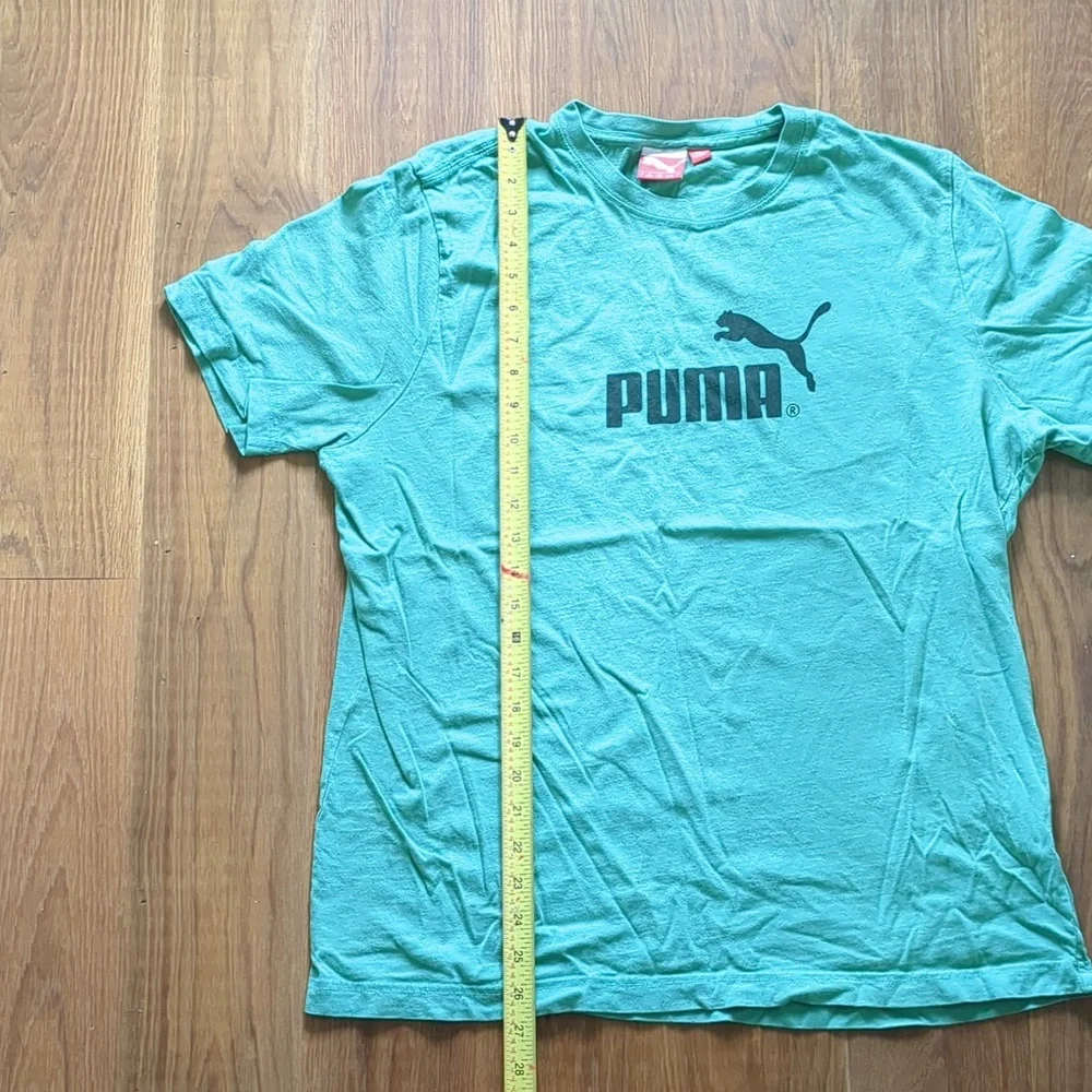 Green Puma Shirt Vintage Large - Picture 2 of 5